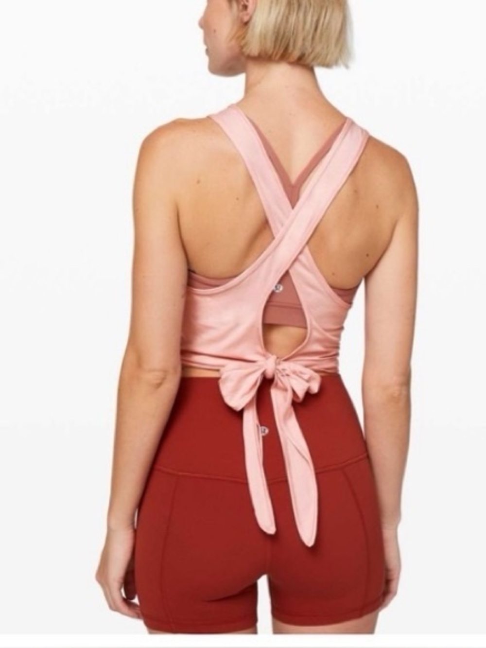 Lululemon Athletics Turn To Tie Tank Wrap Style Ties on Back Size 12